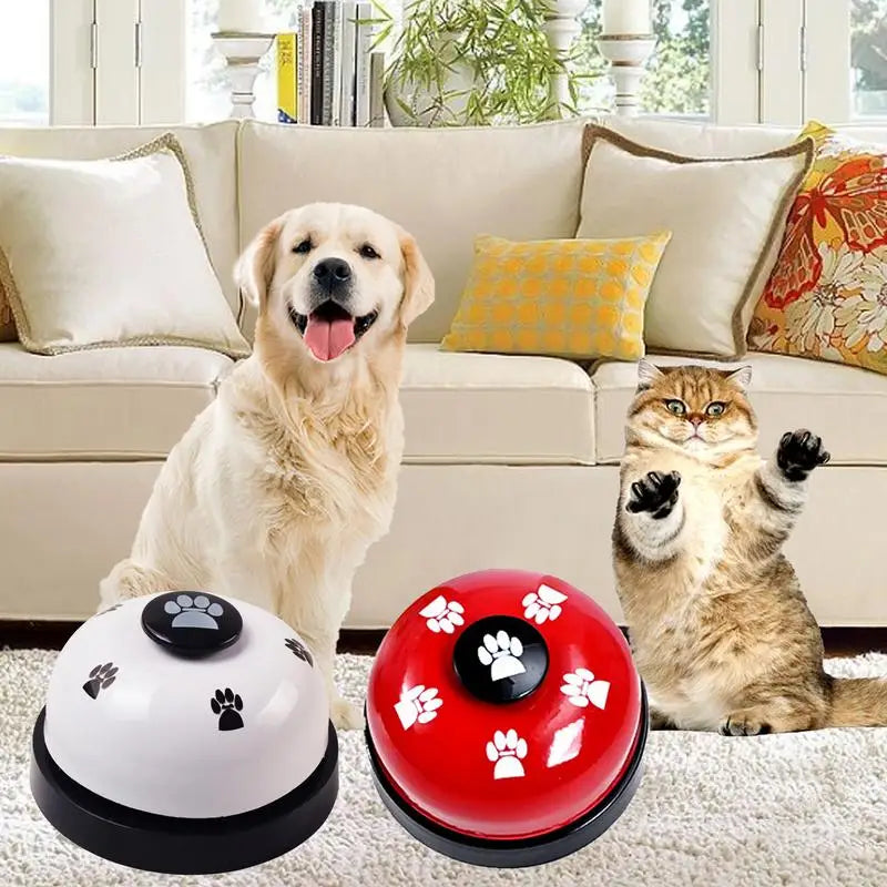 Dog Training Bell Dog Puppy Pet Potty Training Bells Call Bell Dog Cat Door Bell Tell Bell with Non-Skid Base Restaurant School