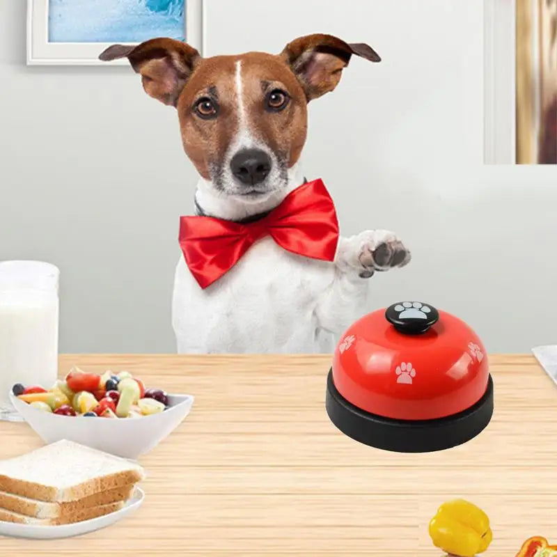 Dog Training Bell Dog Puppy Pet Potty Training Bells Call Bell Dog Cat Door Bell Tell Bell with Non-Skid Base Restaurant School